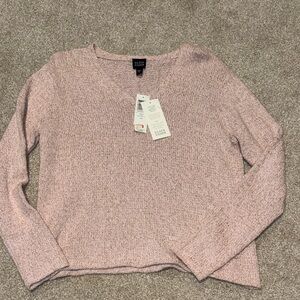 Gorgeous Eileen Fisher new with tag cotton Linen Boucle twist sweater size S
